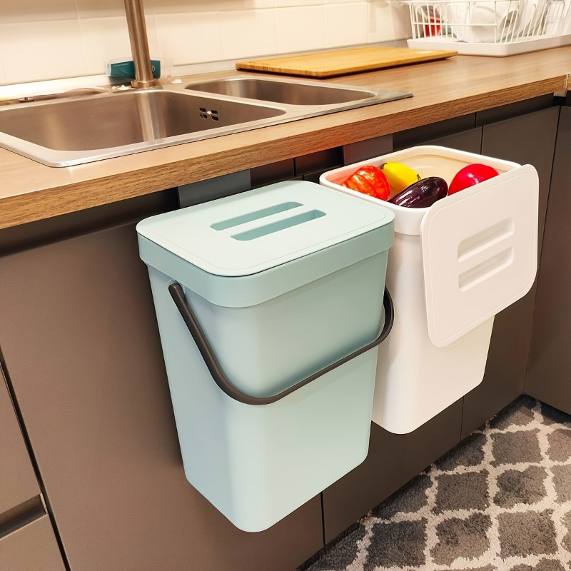 Commercial Kitchen Bin - Poubelle silencieuse et peu encombrante 3L