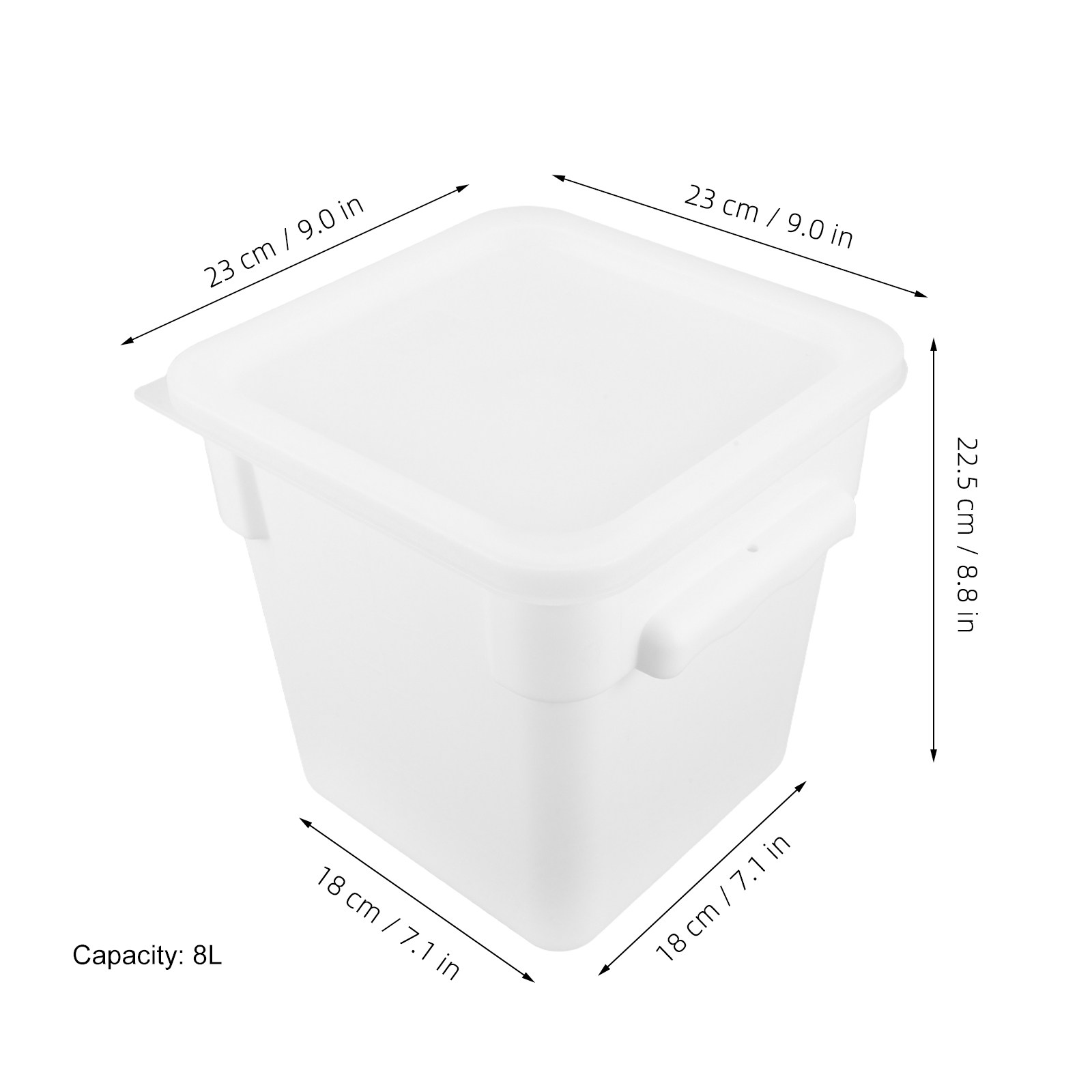 Conteneur de rangement commerc - Commercial Kitchen Bin avis et prix
